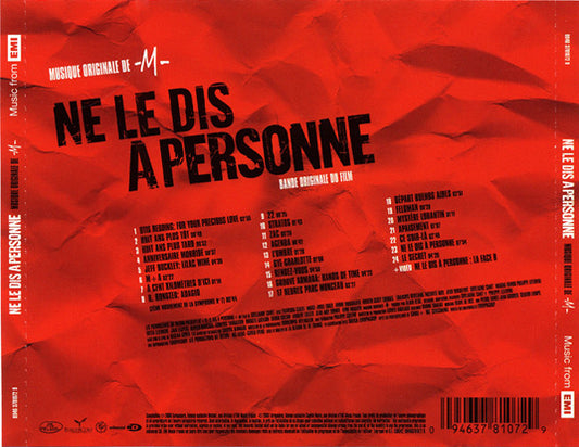 Ne Le Dis À Personne - Bande Originale Du Film