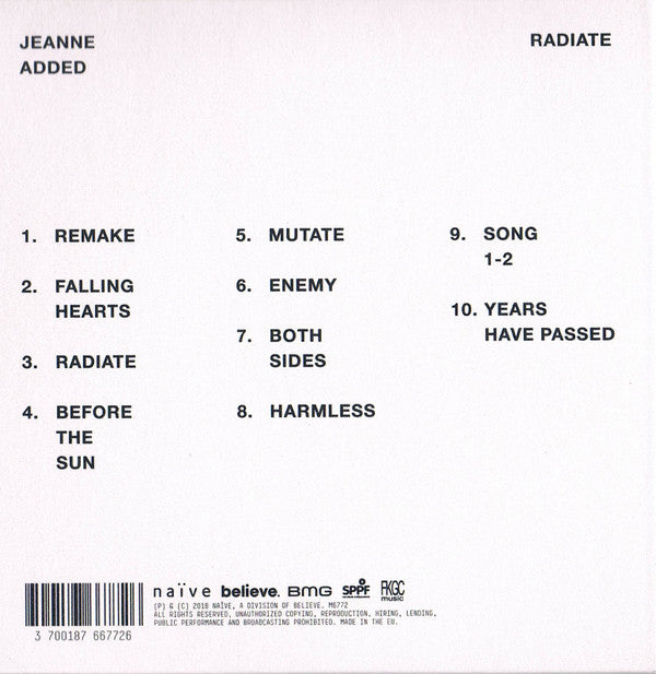 Jeanne Added - Radiate
