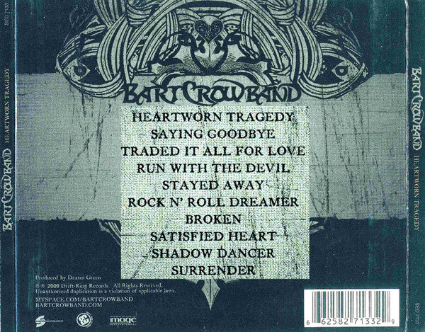 Bart Crow Band – Heartworn Tragedy