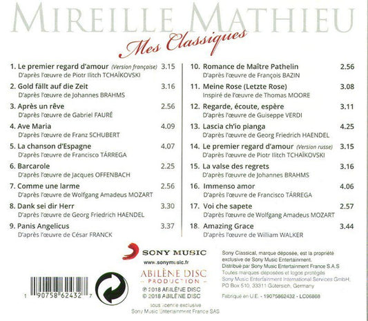 Mireille Mathieu - Mes Classiques