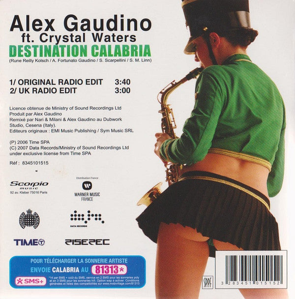 Alex Gaudino Feat. Crystal Waters - Destination Calabria