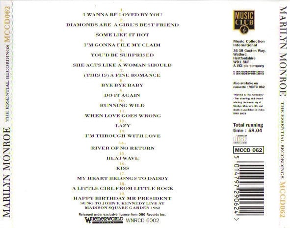 Marilyn Monroe - The Essential Recordings