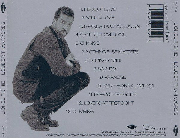 Lionel Richie - Louder Than Words