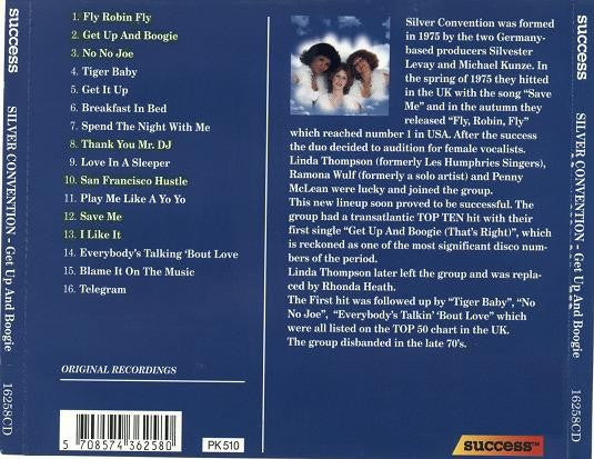 Silver Convention - Get Up And Boogie - The Hits