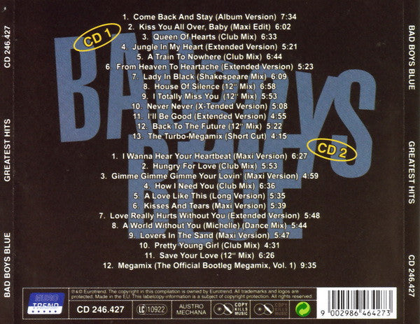 Bad Boys Blue - Greatest Hits