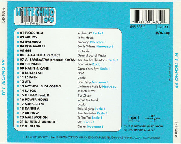 N°1 Techno 99