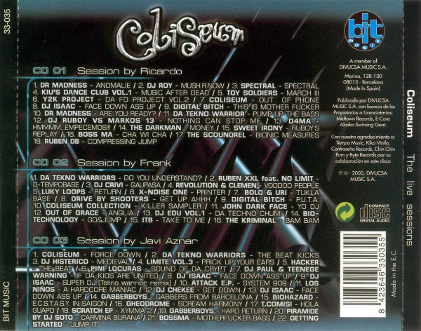 Coliseum - The Live Sessions