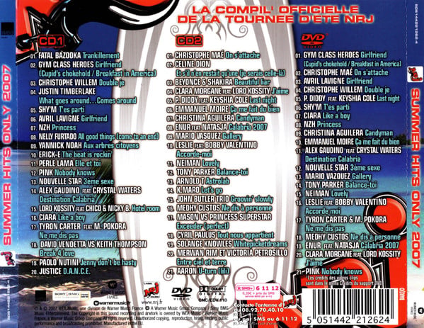 NRJ Summer Hits Only 2007 Edition Collector