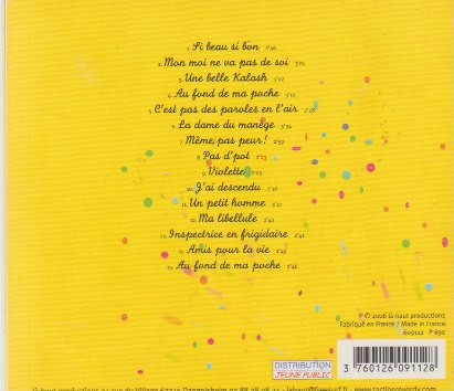 Tartine Reverdy - Madame je veux