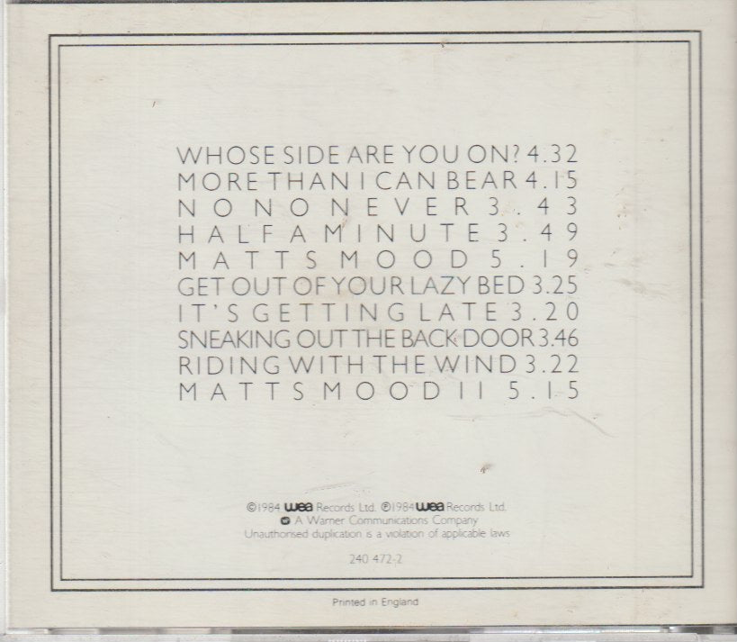 Matt Bianco - Whose Side Are You On