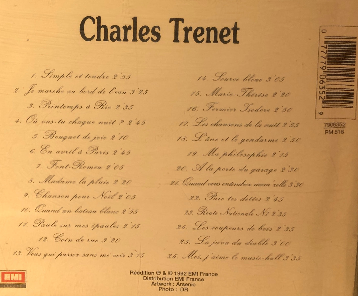 Charles Trenet - Moi, J'Aime Le Music-Hall