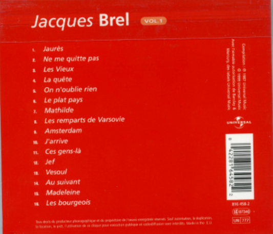 Jacques Brel - Vol.1