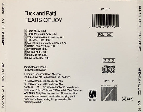Tuck & Patti – Tears Of Joy