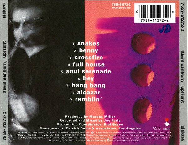 David Sanborn - Upfront