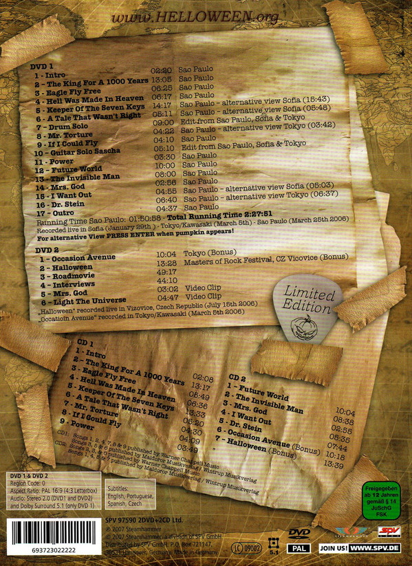 Helloween – Live On 3 Continents