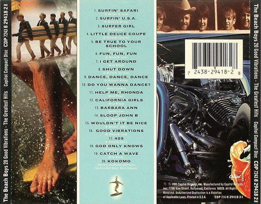 The Beach Boys - 20 Good Vibrations The Greatest Hits