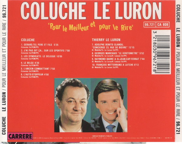 Coluche - Le Luron – Pour Le Meilleur Et Pour Le Rire