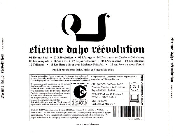 Etienne Daho – Réévolution