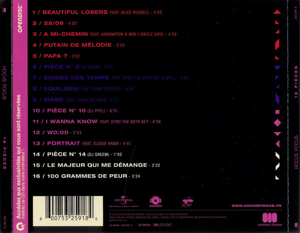 Hocus Pocus – 16 Pièces
