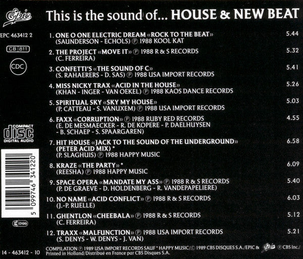 This Is The Sound Of... - House & New Beat