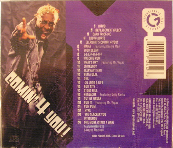 Elephant Man – Comin' 4 You