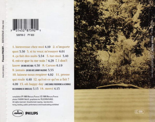 Florent Pagny – Bienvenue Chez Moi