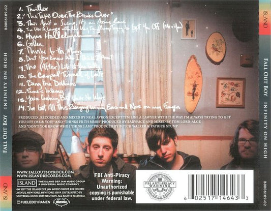 Fall Out Boy –Infinity On High