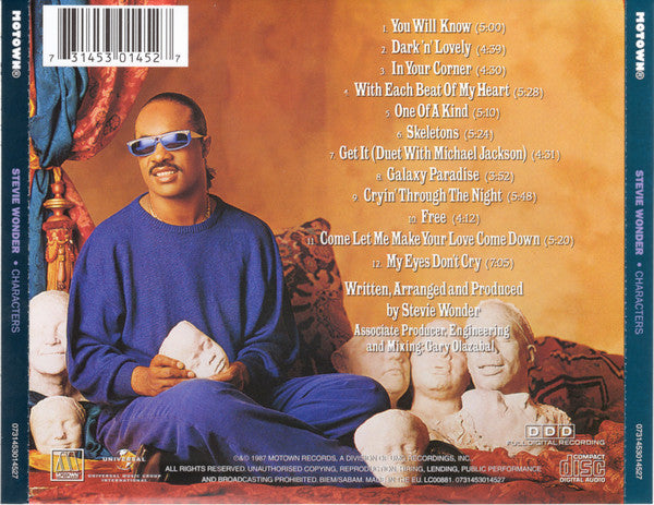 Stevie Wonder – Characters