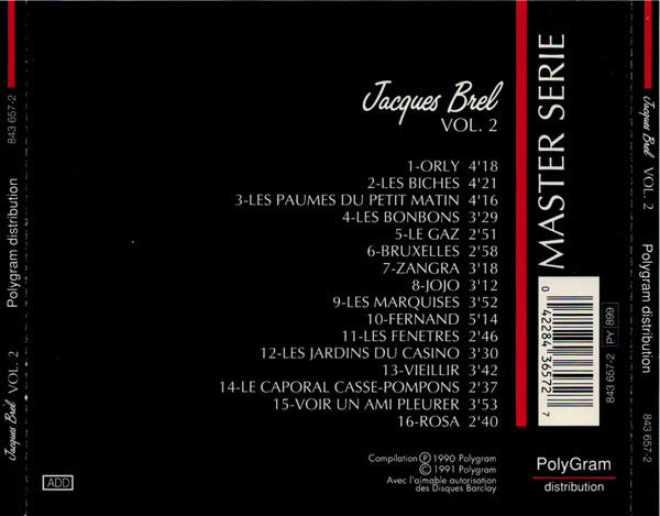 Jacques Brel - Vol. 2
