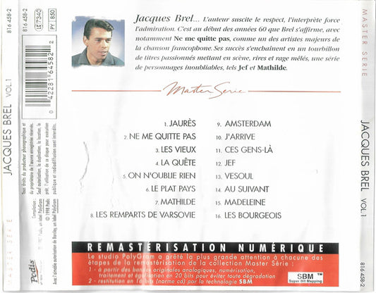 Jacques Brel - Vol. 1