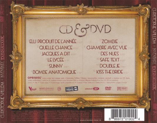 Christophe Willem – Inventaire Tout En Acoustic