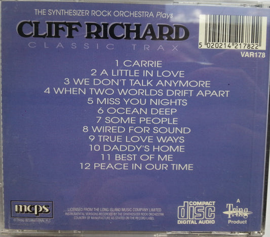 The Synthesizer Rock Orchestra – The Synthesizer Rock Orchestra Plays Cliff Richard Classic Trax