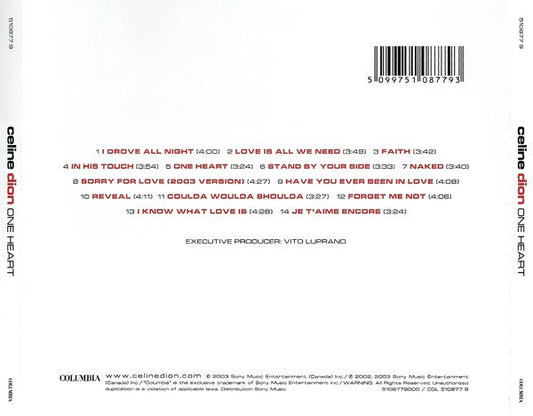 Celine Dion – One Heart