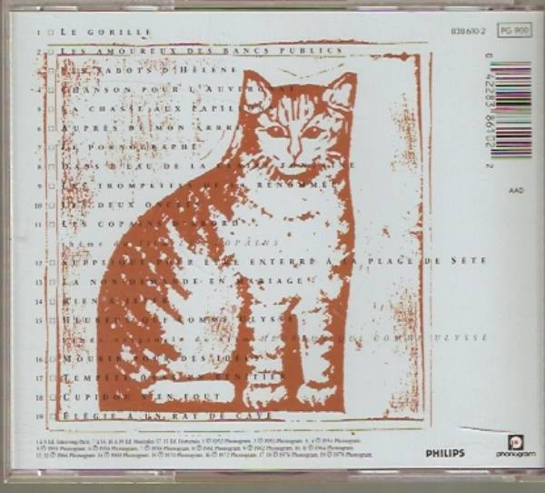 Georges Brassens – Les Copains D'Abord