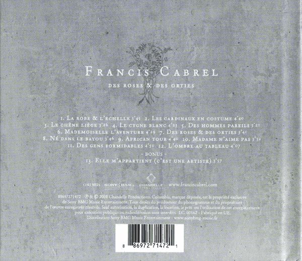 Francis Cabrel – Des Roses Des Orties