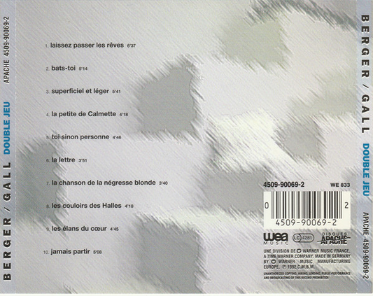 Michel Berger / Gall – Double Jeu