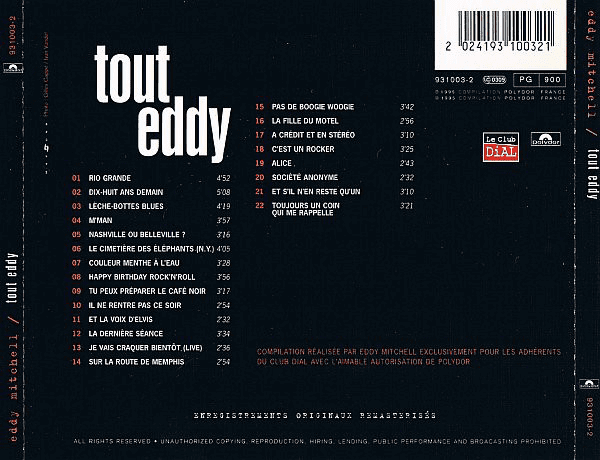 Eddy Mitchell – Tout Eddy