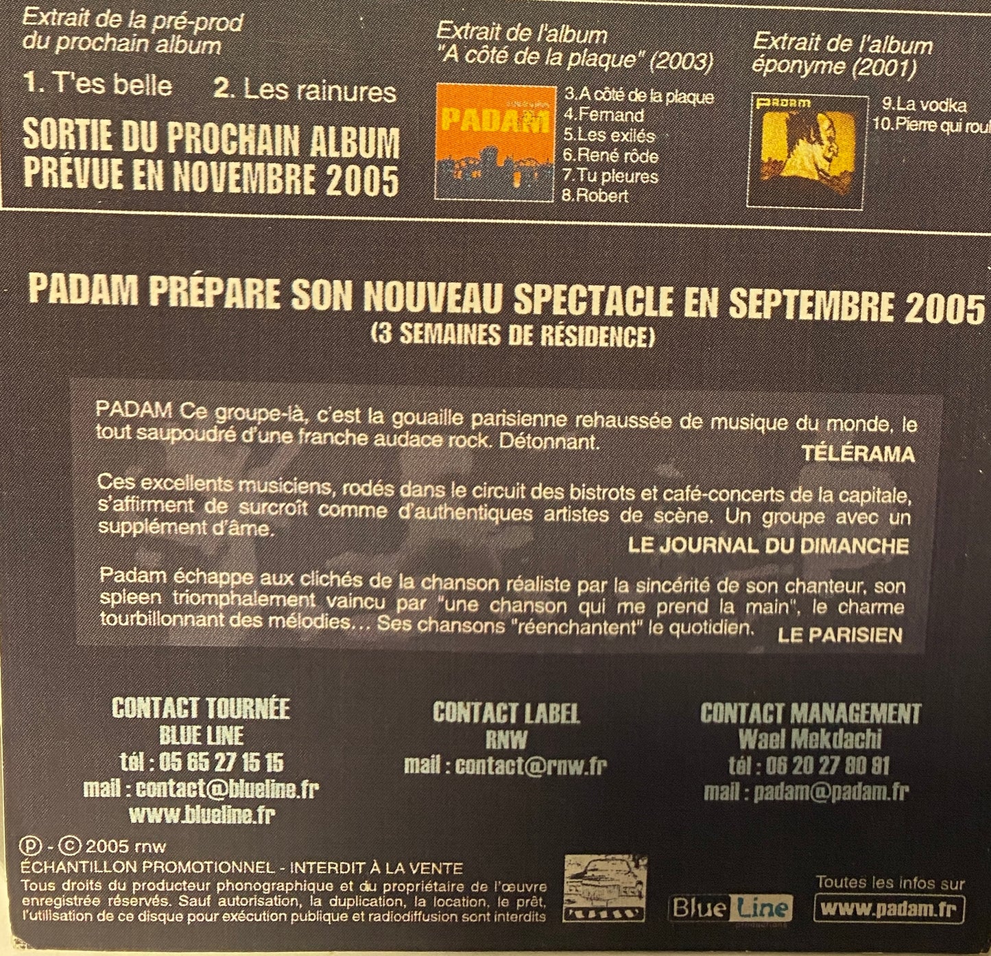 Padam - Extrait d'album