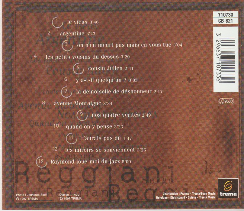 Serge Reggiani – Nos Quatre Vérités