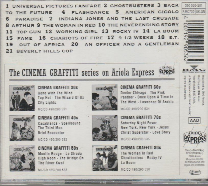 Cinema Graffiti 80's