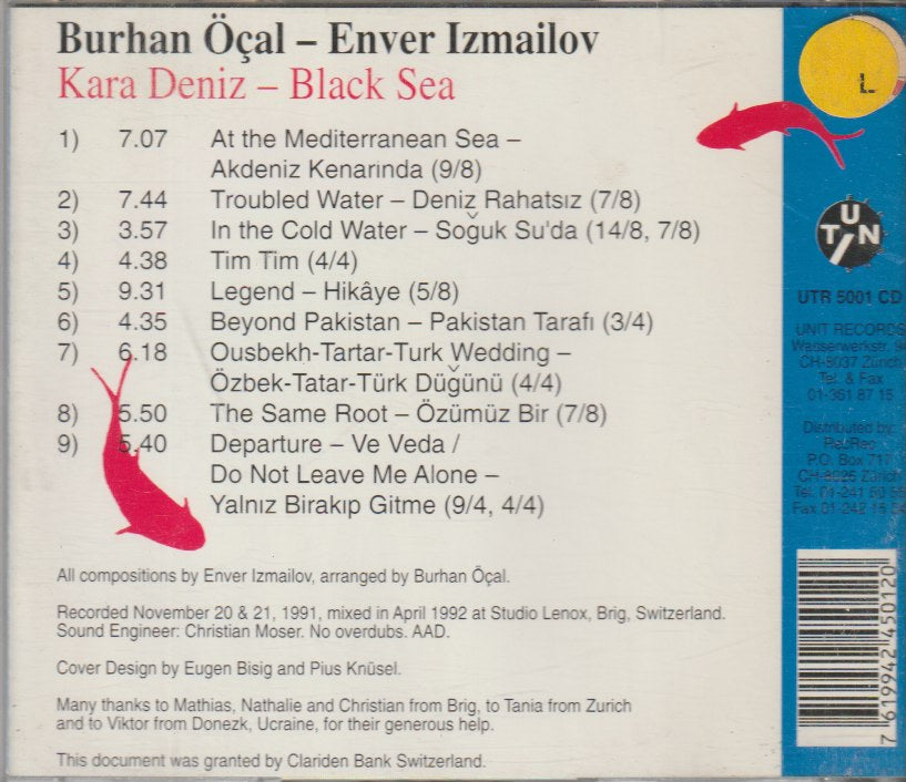 Burhan Öçal & Enver Izmailov - Black Sea - Kara Deniz