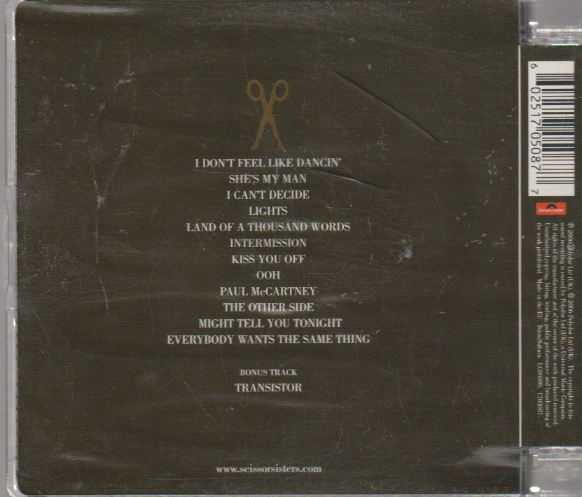 Scissor Sisters – Ta-Dah