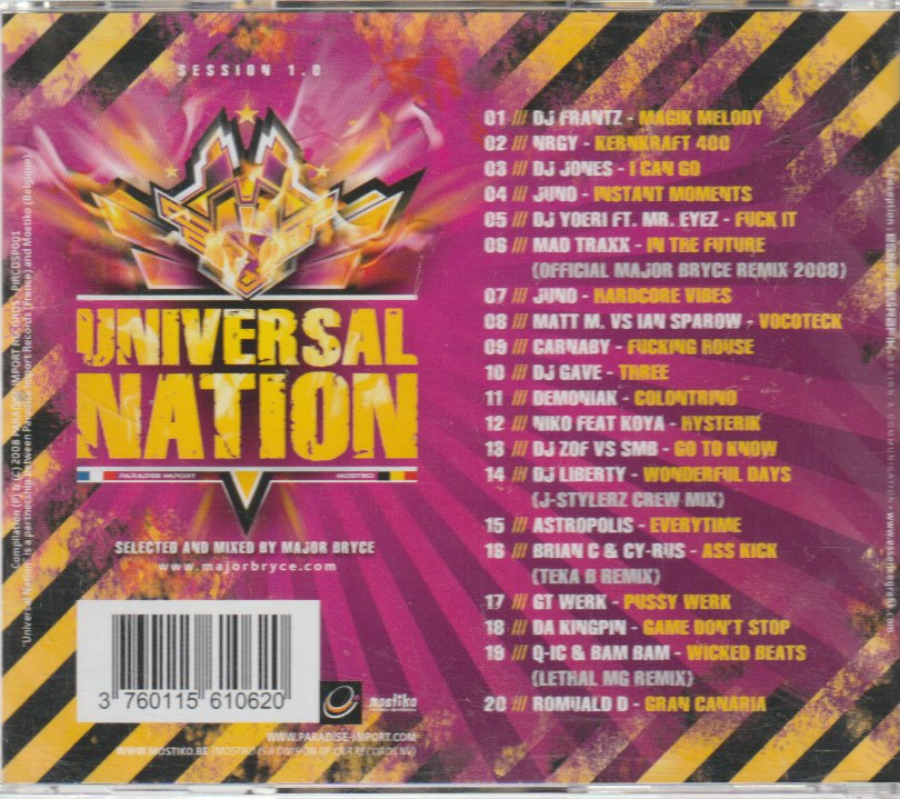 Universal Nation Session 1.0