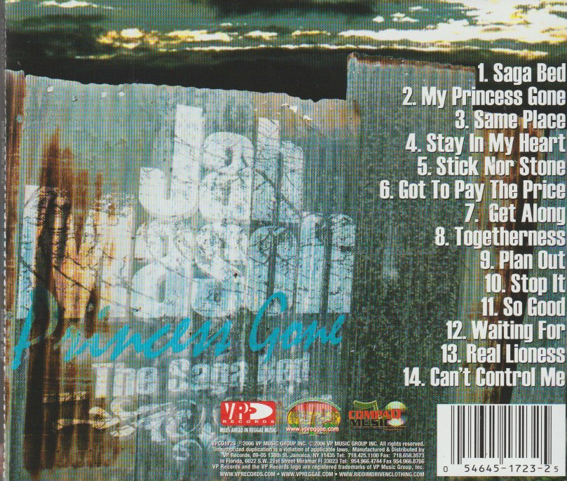 Jah Mason – Princess Gone... The Saga Bed