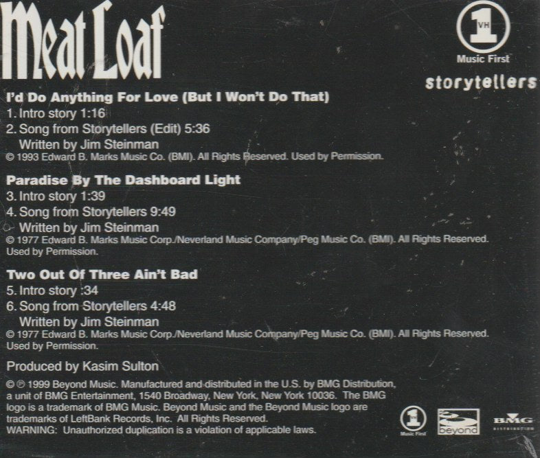 Meat Loaf – VH1 Storytellers The Sampler
