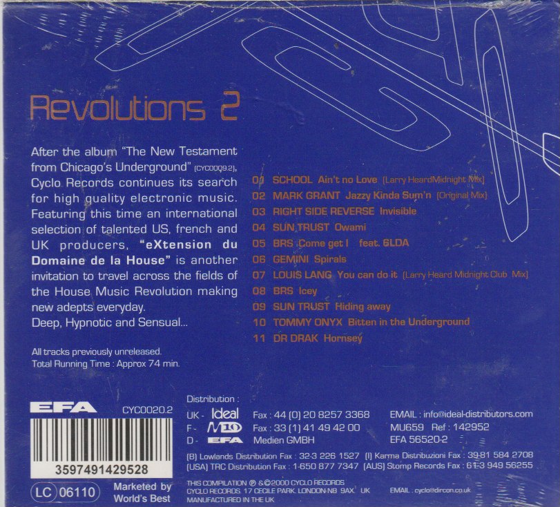 Revolutions 2 'Extension Du Domaine De La House'