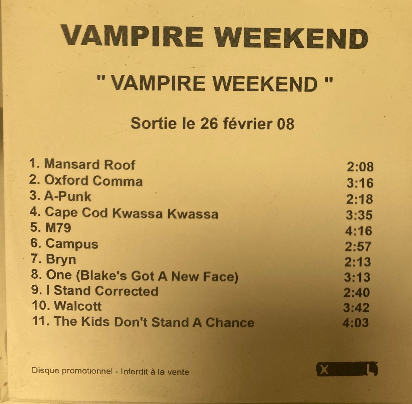 Vampire Weekend