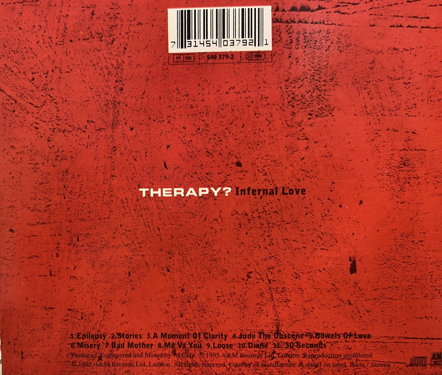 Therapy? – Infernal Love