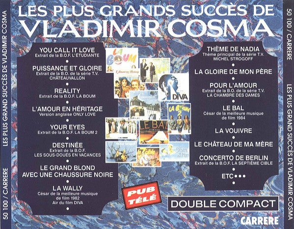 Vladimir Cosma - Les plus grands succès