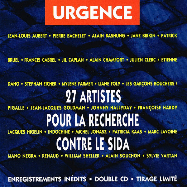 Urgence, 27 Artistes Pour la recherche Contre Le Sida